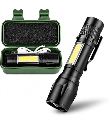 Lanterna Tática Recarregável Onex Lan 7059 LED P50 1200 Lúmens